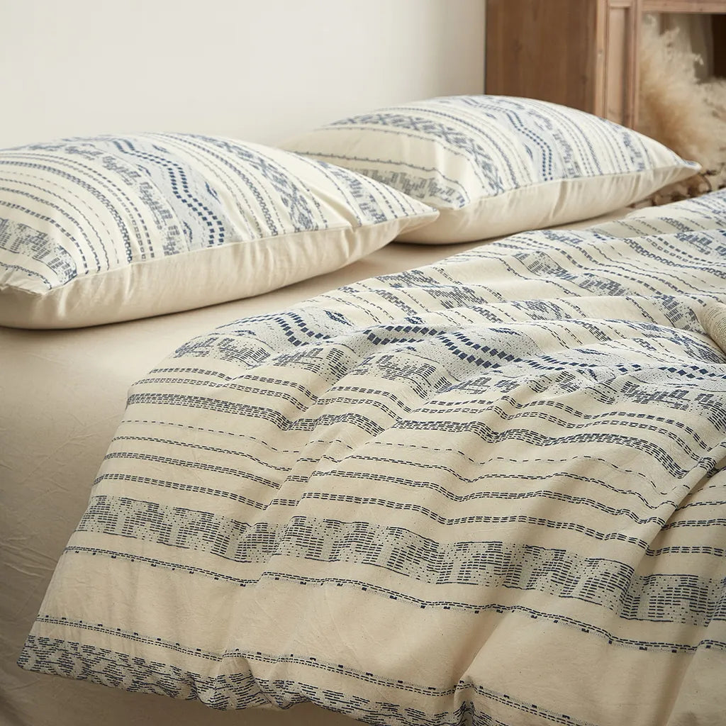 Boho Aztec Stripe Duvet Cover