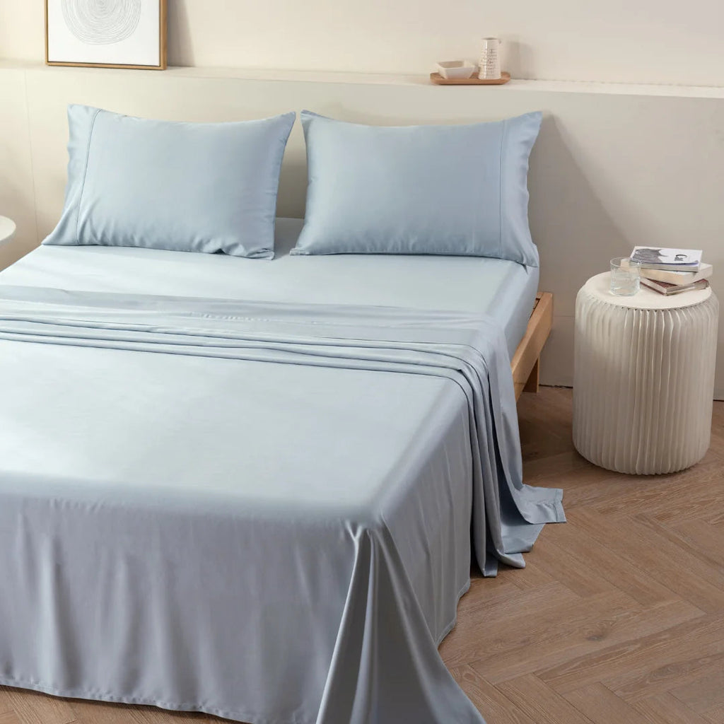 Bamboo Sheet Set - Pale Blue