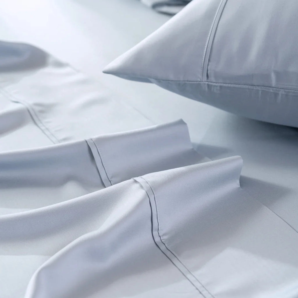 Bamboo Pillowcase Set - Pale Blue