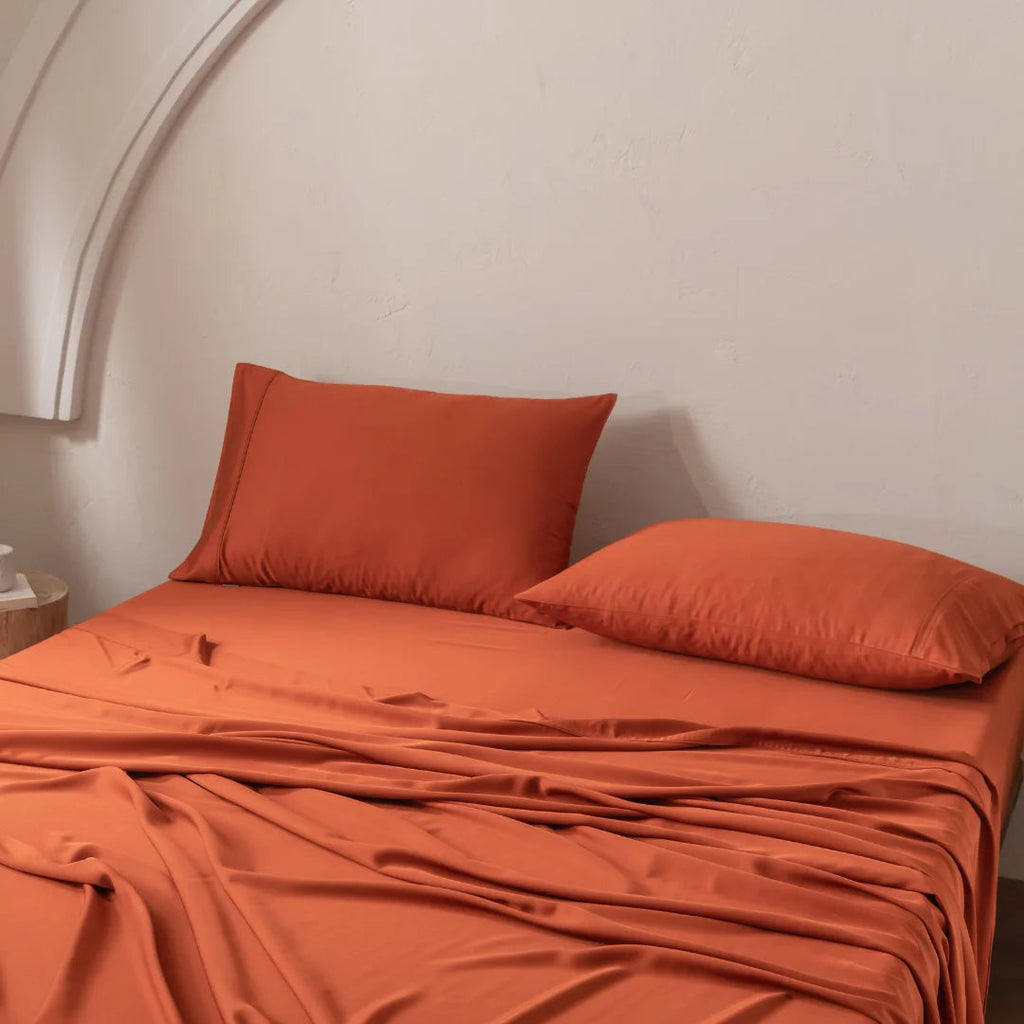 Bamboo Sheet Set - Copper Sunset