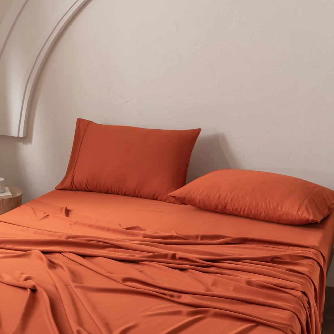 Bamboo Sheet Set - Copper Sunset