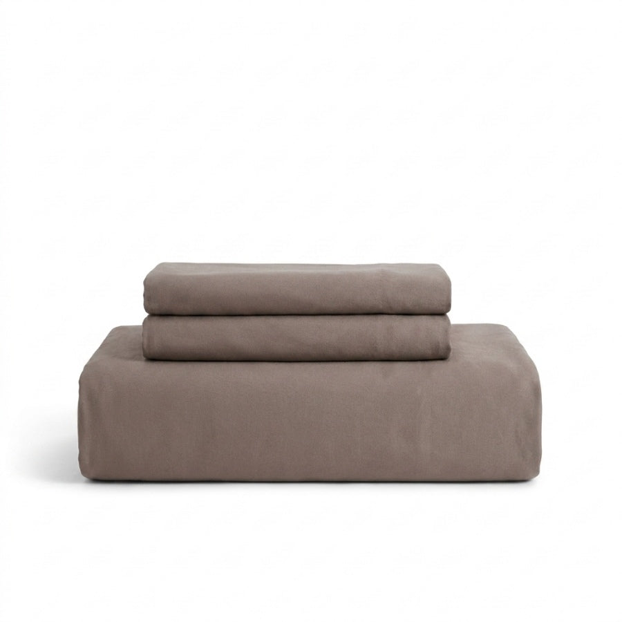 Qelune Bamboo Sheet Set – Cooling Organic Bamboo Bedding in Stone