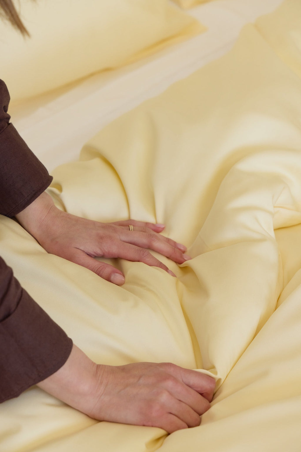 Butter Bamboo Fitted Sheet