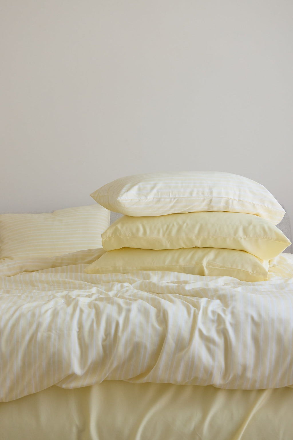 Butter Stripe Bamboo Quilt Cover