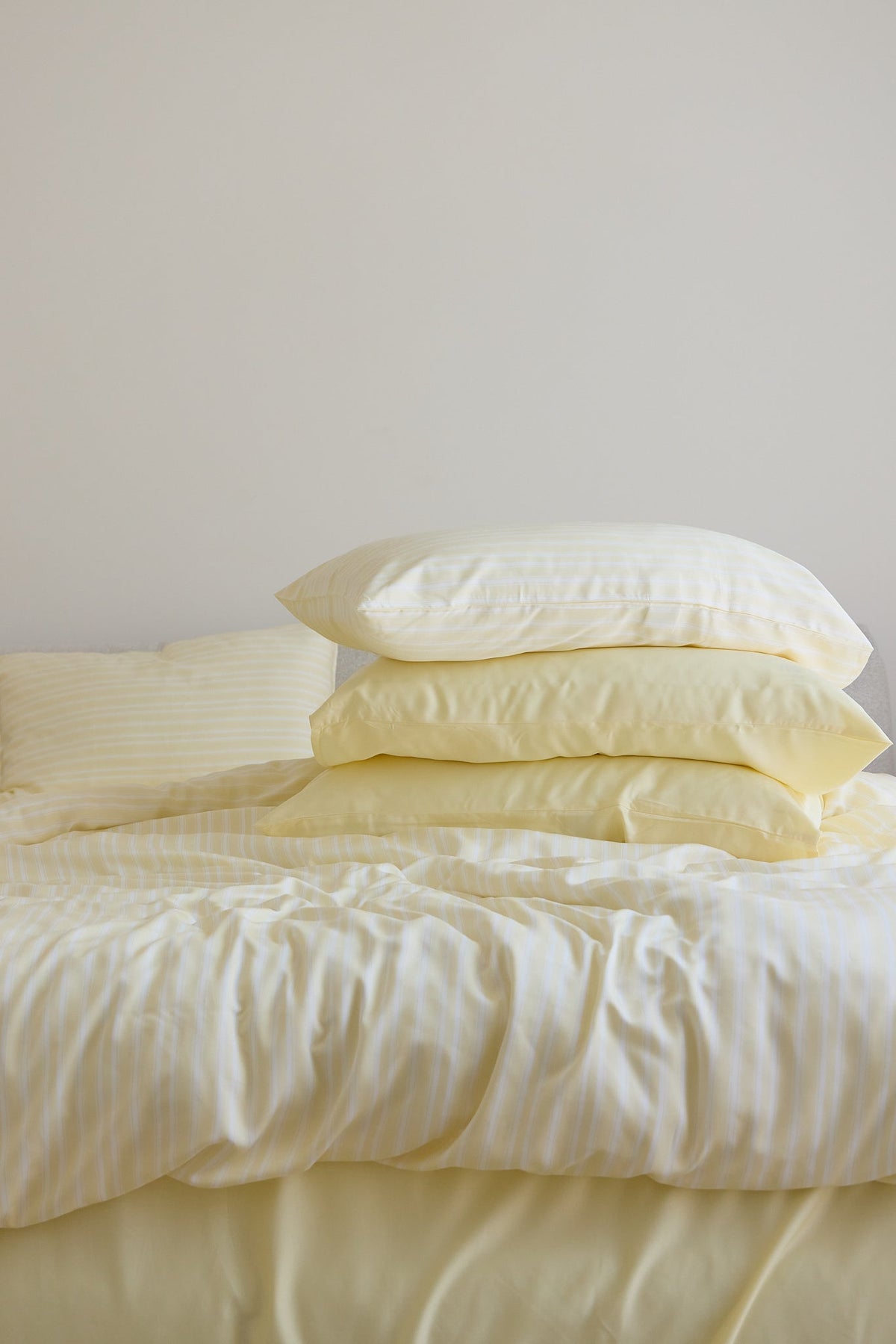 Butter Stripe Bamboo Quilt Cover