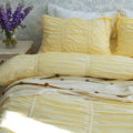 Princess Ruched Duvet Cover - Pastel Yellow