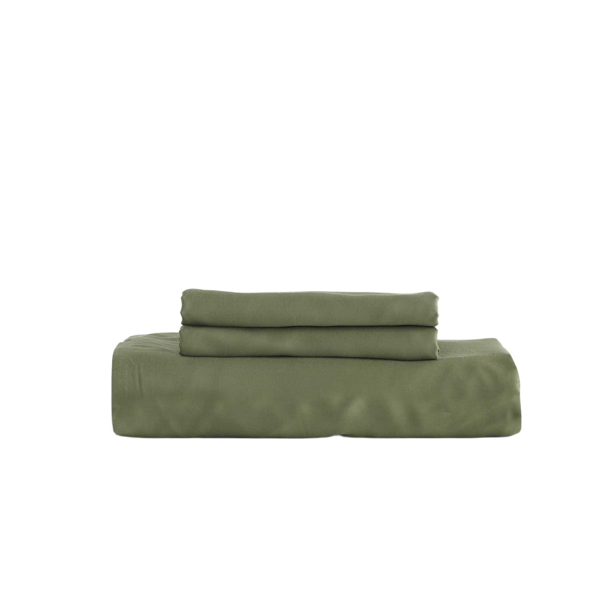 Qelune Bamboo Sheet Set 鈥?Cooling Organic Bamboo Bedding in Olive