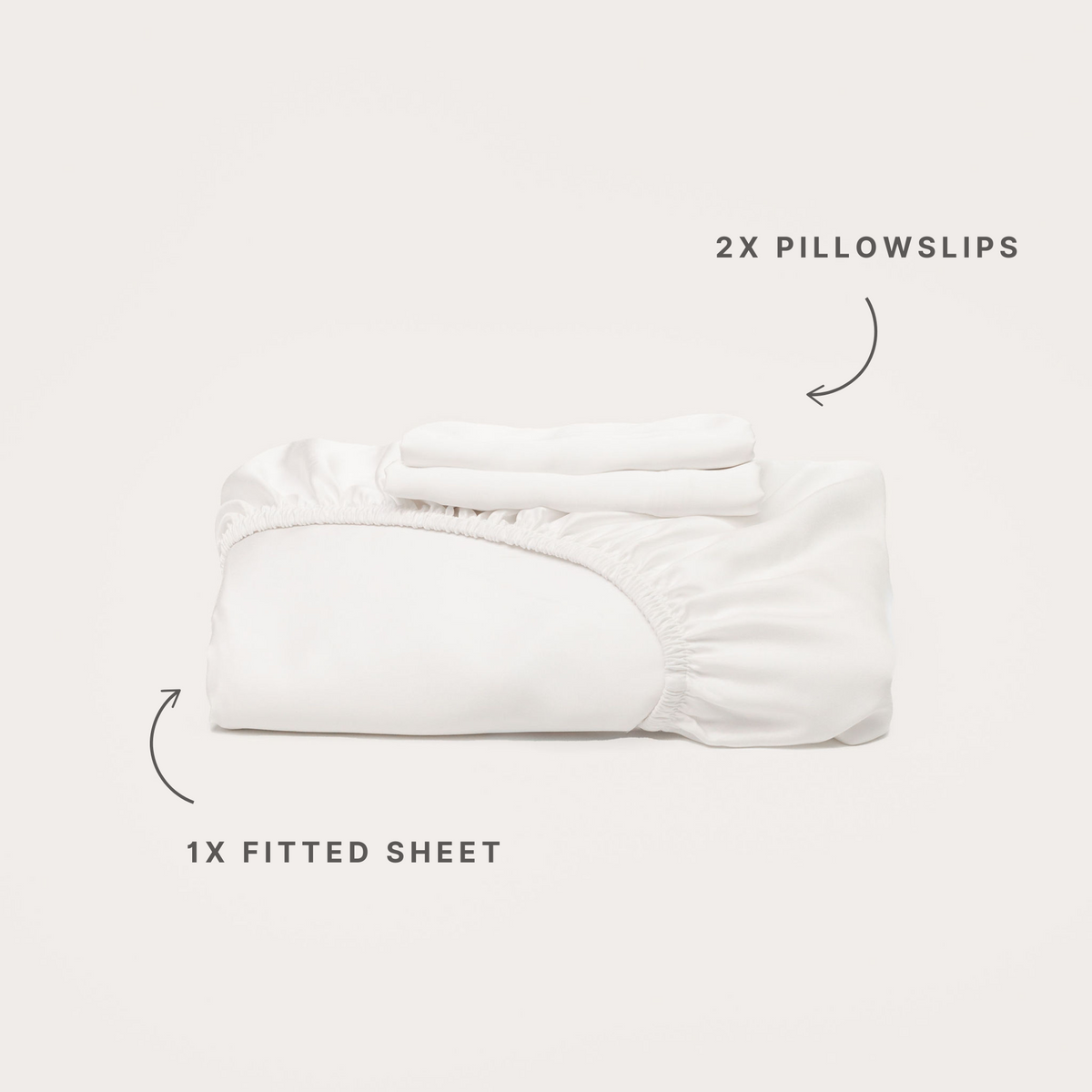White Bamboo Fitted Sheet