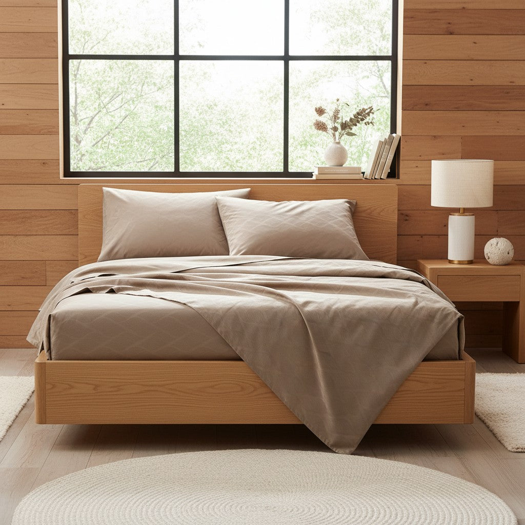 Geometric Patterns Bamboo Bedding Set