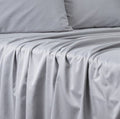 Satin Weave Owl Grey Bamboo Bed Sheets Set