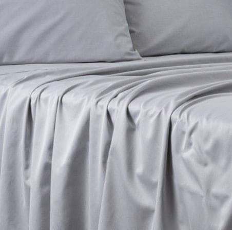 Satin Weave Owl Grey Bamboo Bed Sheets Set