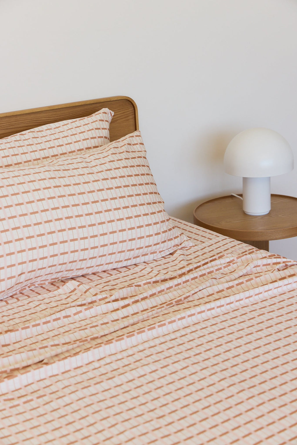 Maple Check Bamboo Fitted Sheet