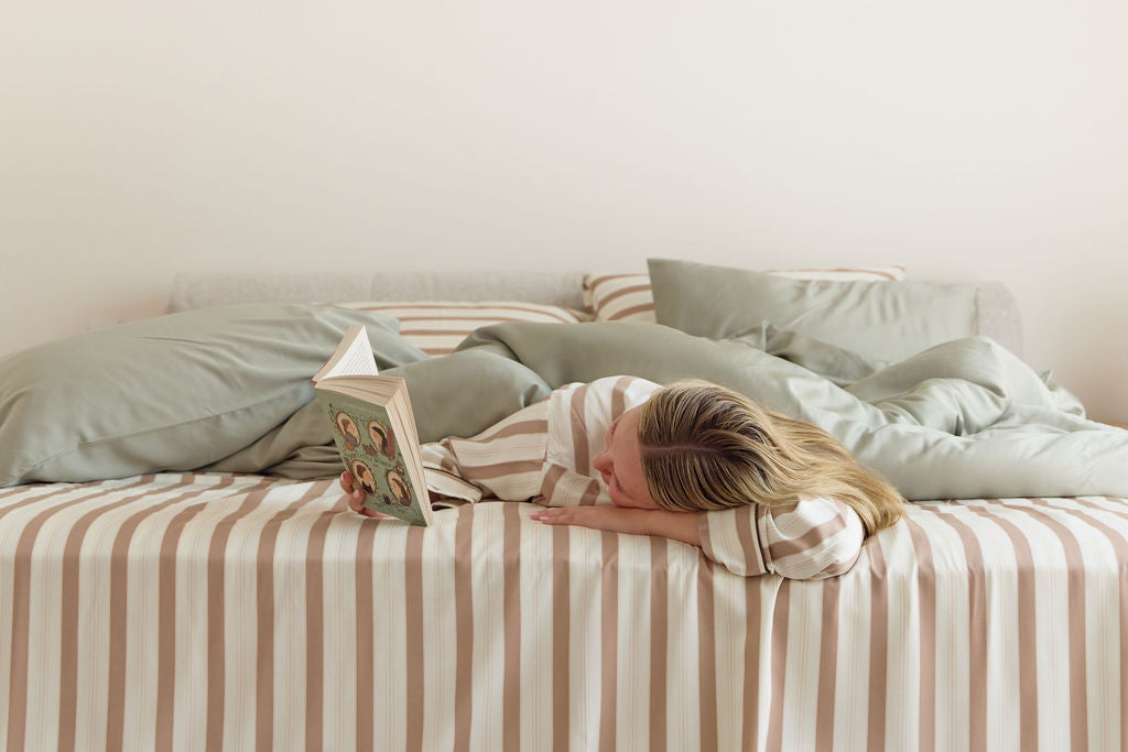Haven Stripe Bamboo Sheet Set