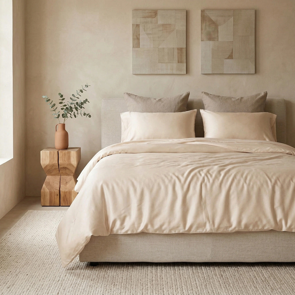 Pet Hair Repellent Bamboo Bedding Set