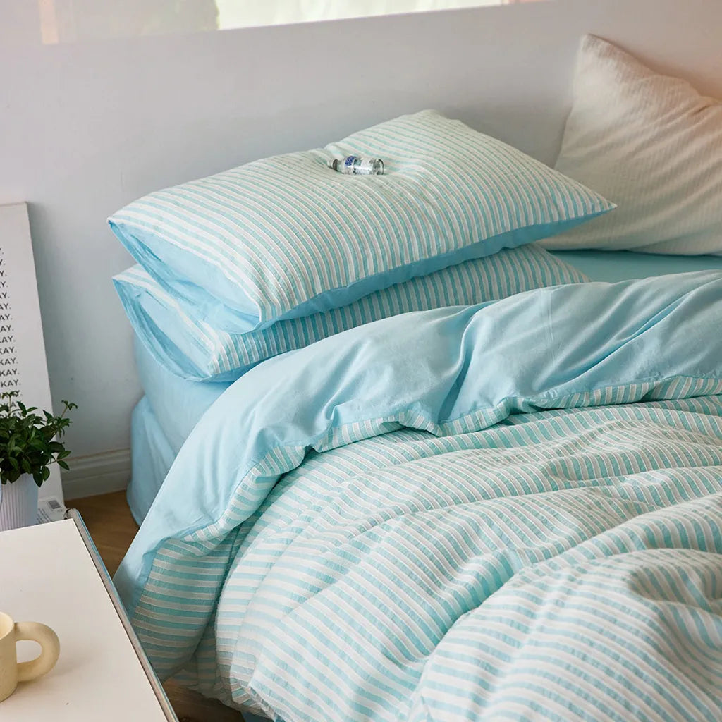 Refresh Jacquard Striped Duvet Cover
