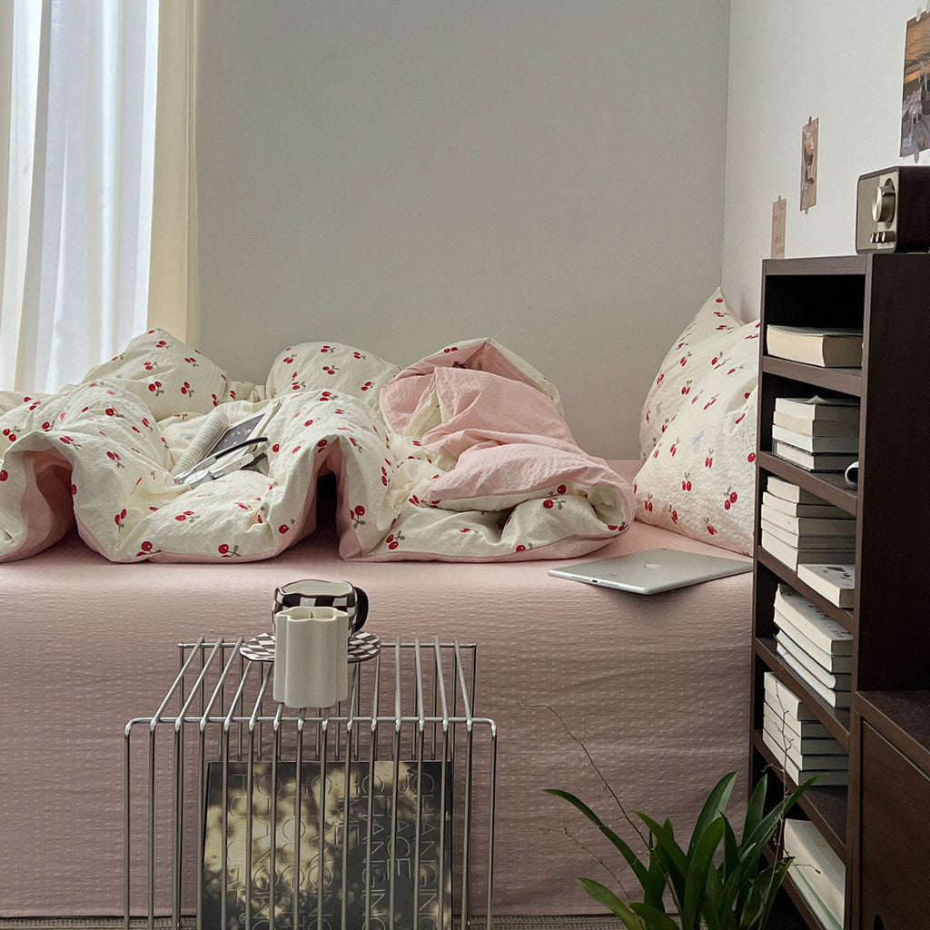 Juicy Cherry Aesthetic Bedding Set