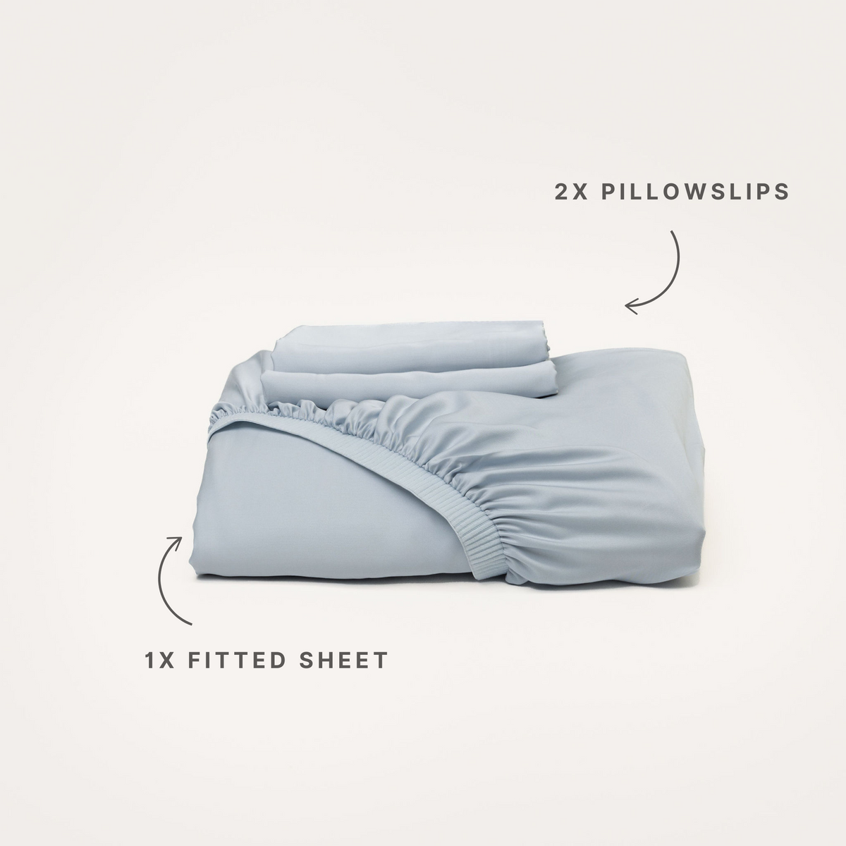 Sky Bamboo Fitted Sheet