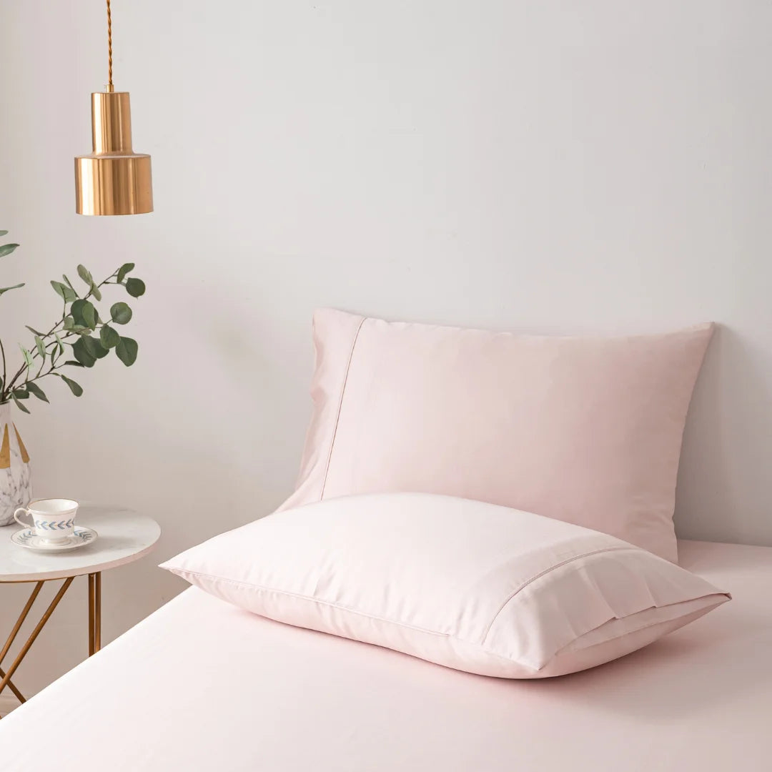 Bamboo Pillowcase Set - Blush