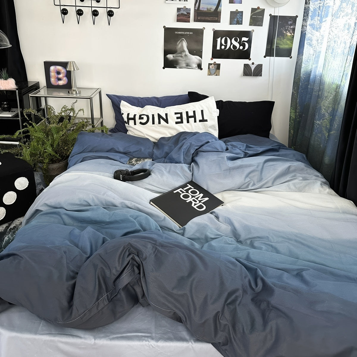 Blue Gradients Bedding Set