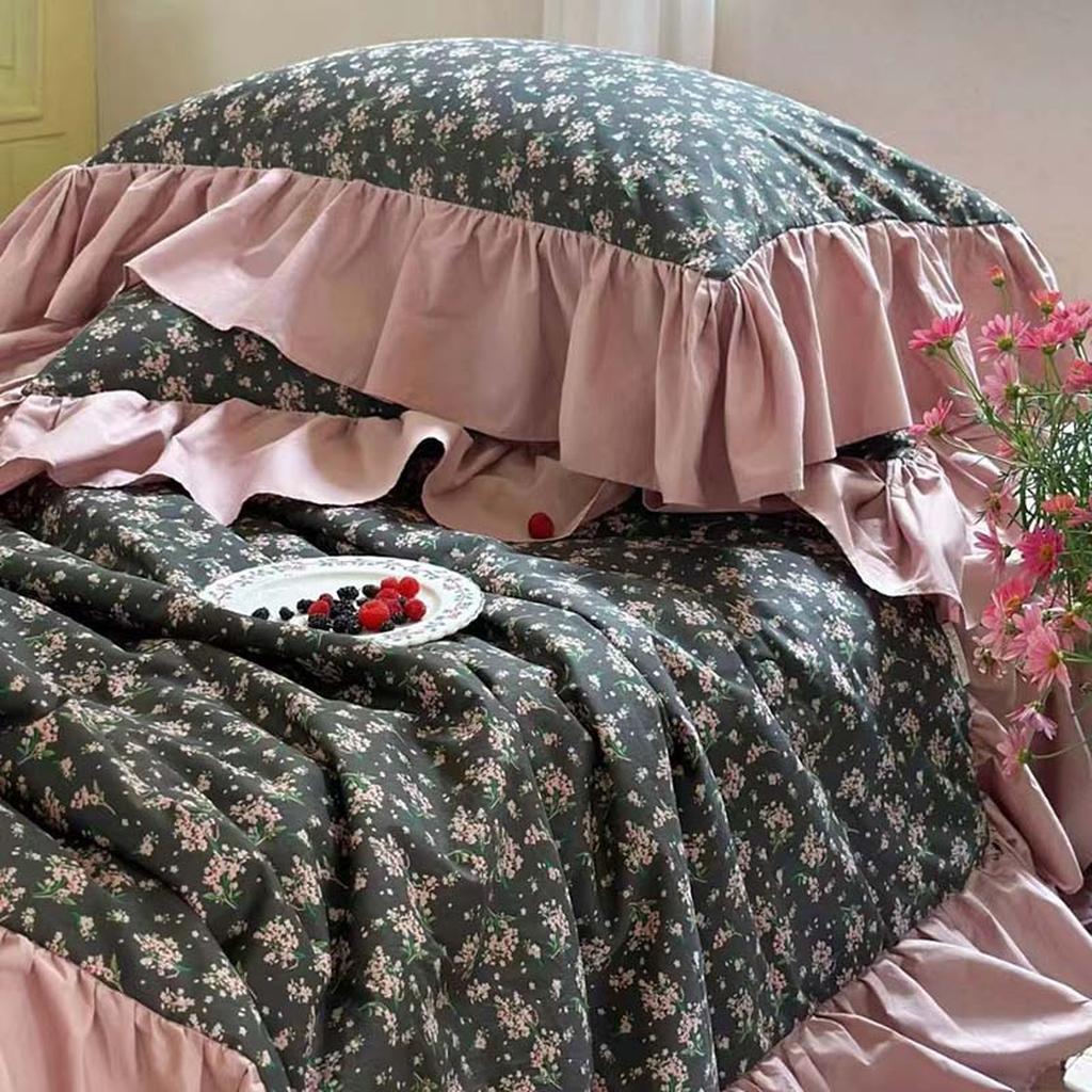 Spring Garden Ruffle Bedding Set