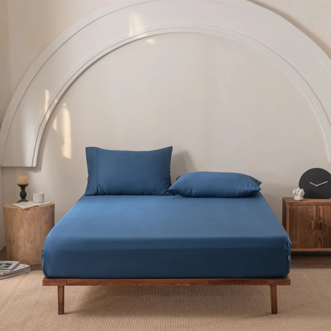 Bamboo Fitted Sheet - Midnight