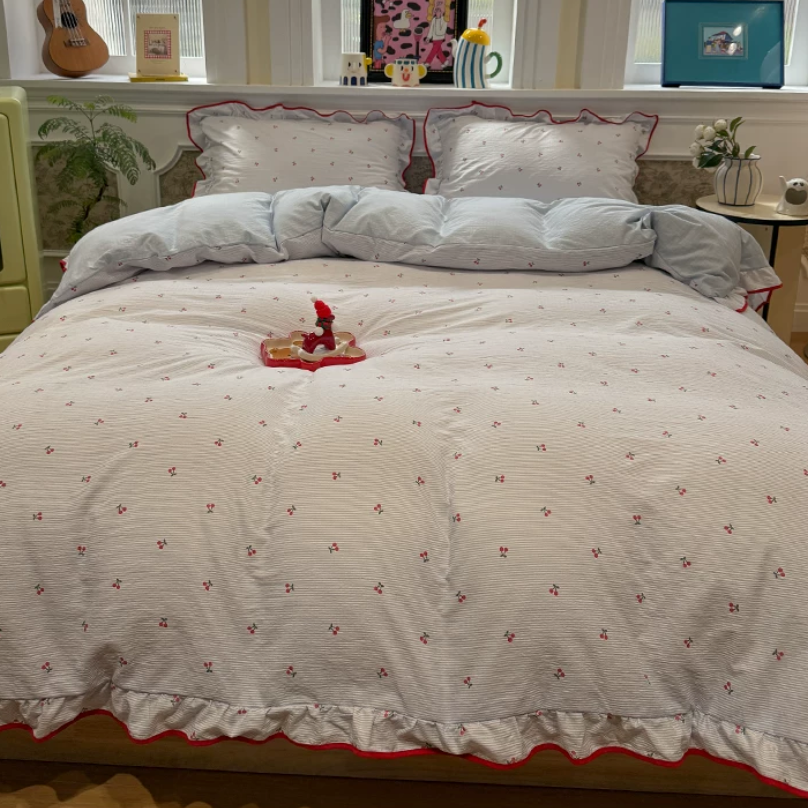 Roselle Cherry Pattern Bedding Set G89