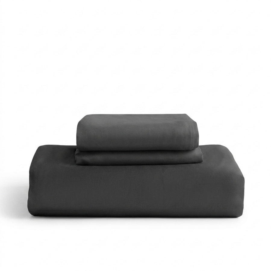 Qelune Bamboo Sheet Set – Cooling Organic Bamboo Bedding in Charcoal