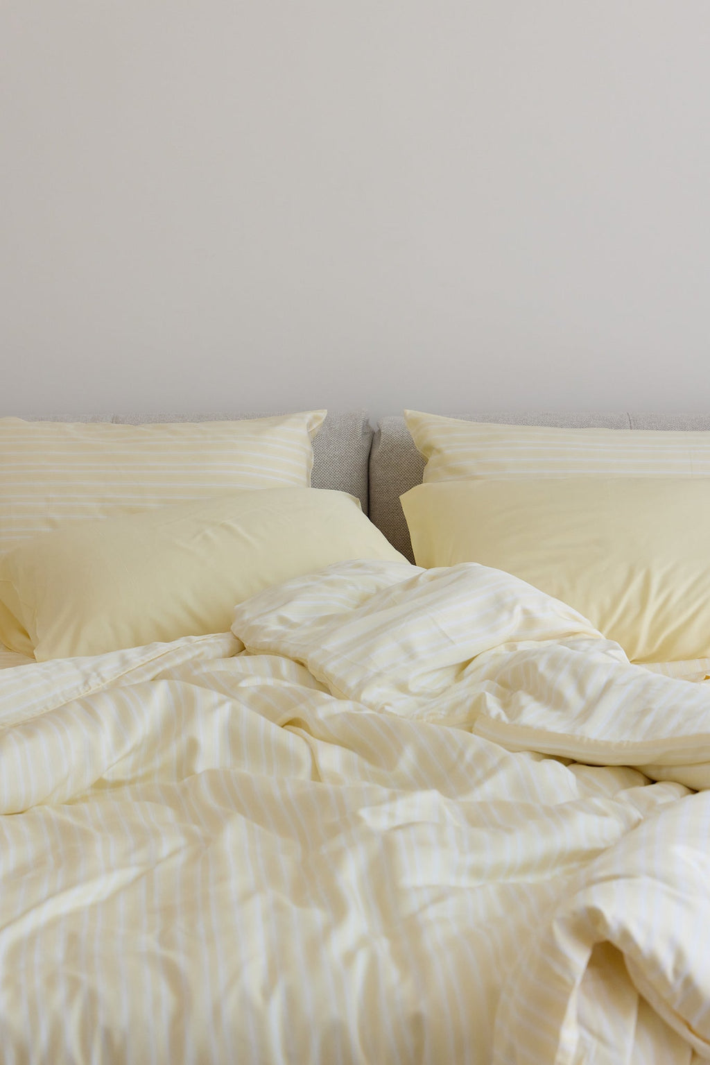 Butter Stripe Bamboo Quilt Cover