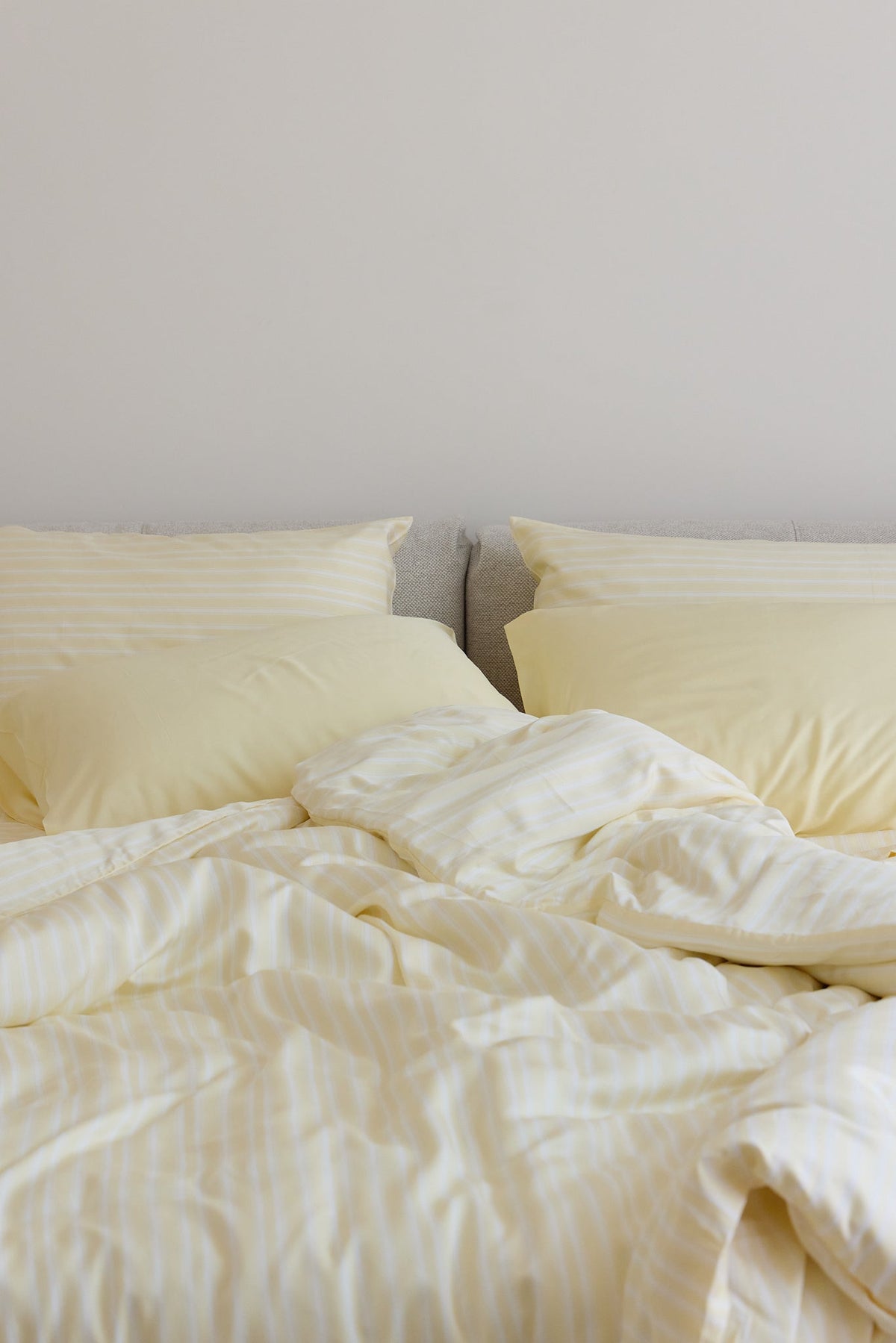 Butter Stripe Bamboo Quilt Cover