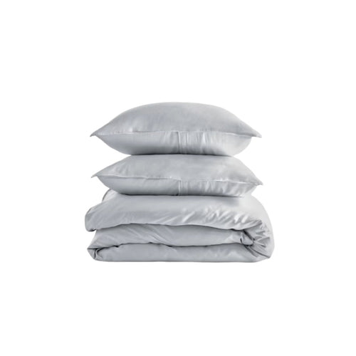 Qelune Bamboo Duvet Cover Set – Cooling Organic Bamboo Bedding in Mist