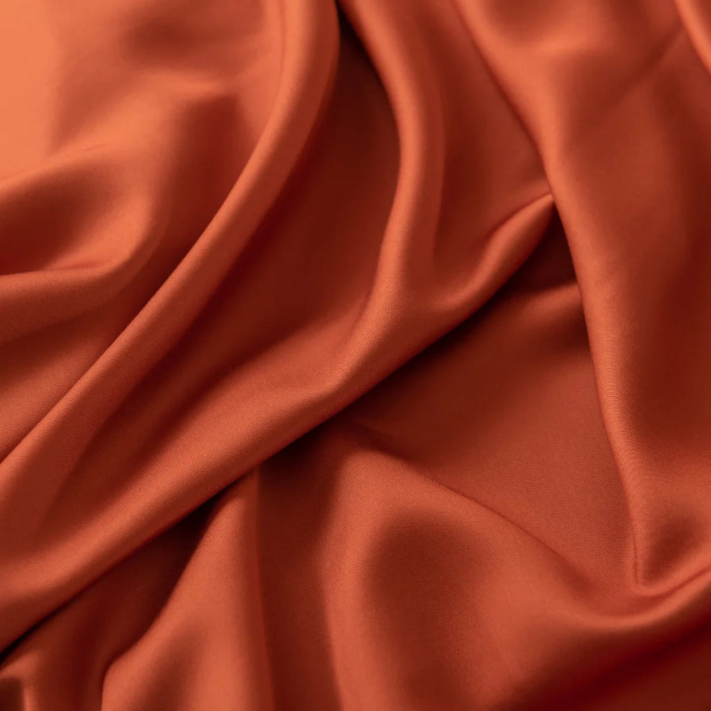 Bamboo Fitted Sheet - Copper Sunset