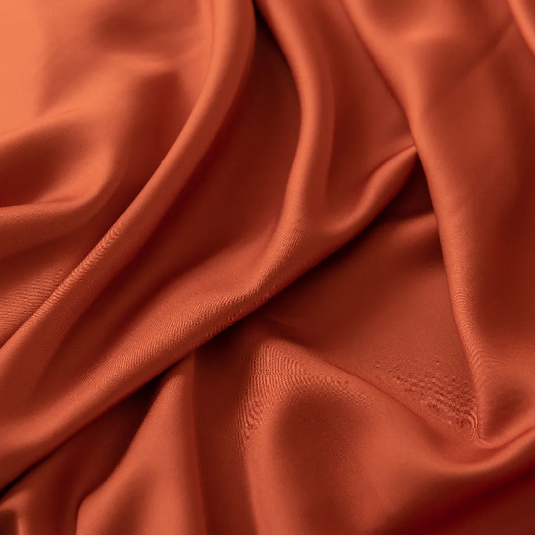 Bamboo Fitted Sheet - Copper Sunset
