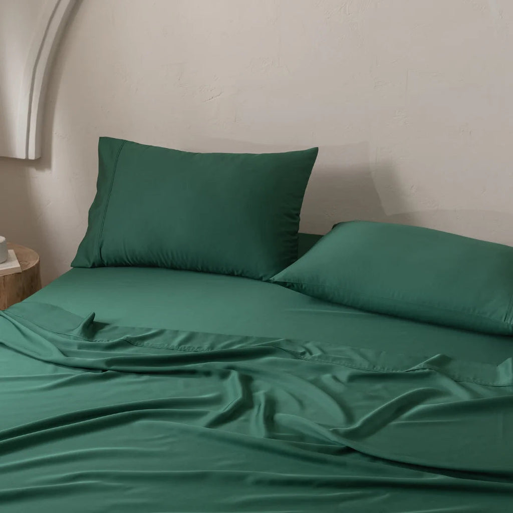 Bamboo Pillowcase Set - Evergreen