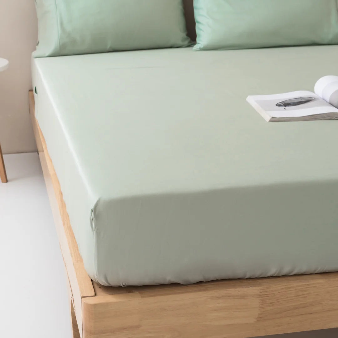 Bamboo Fitted Sheet - Sage