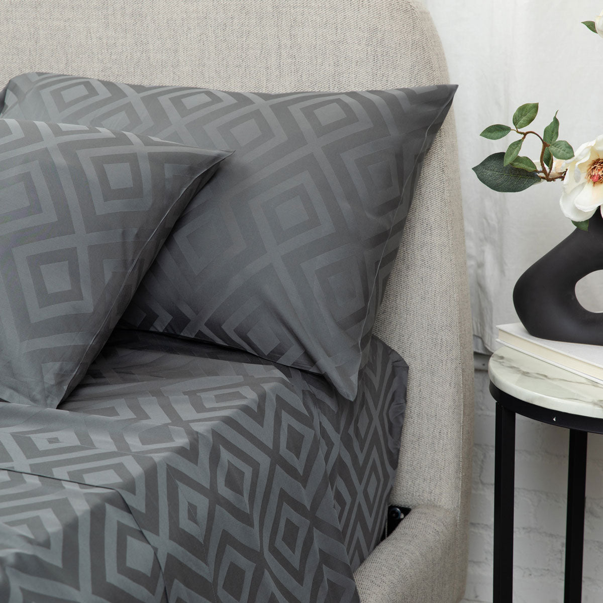 Geometric Patterns Bamboo Bedding Set
