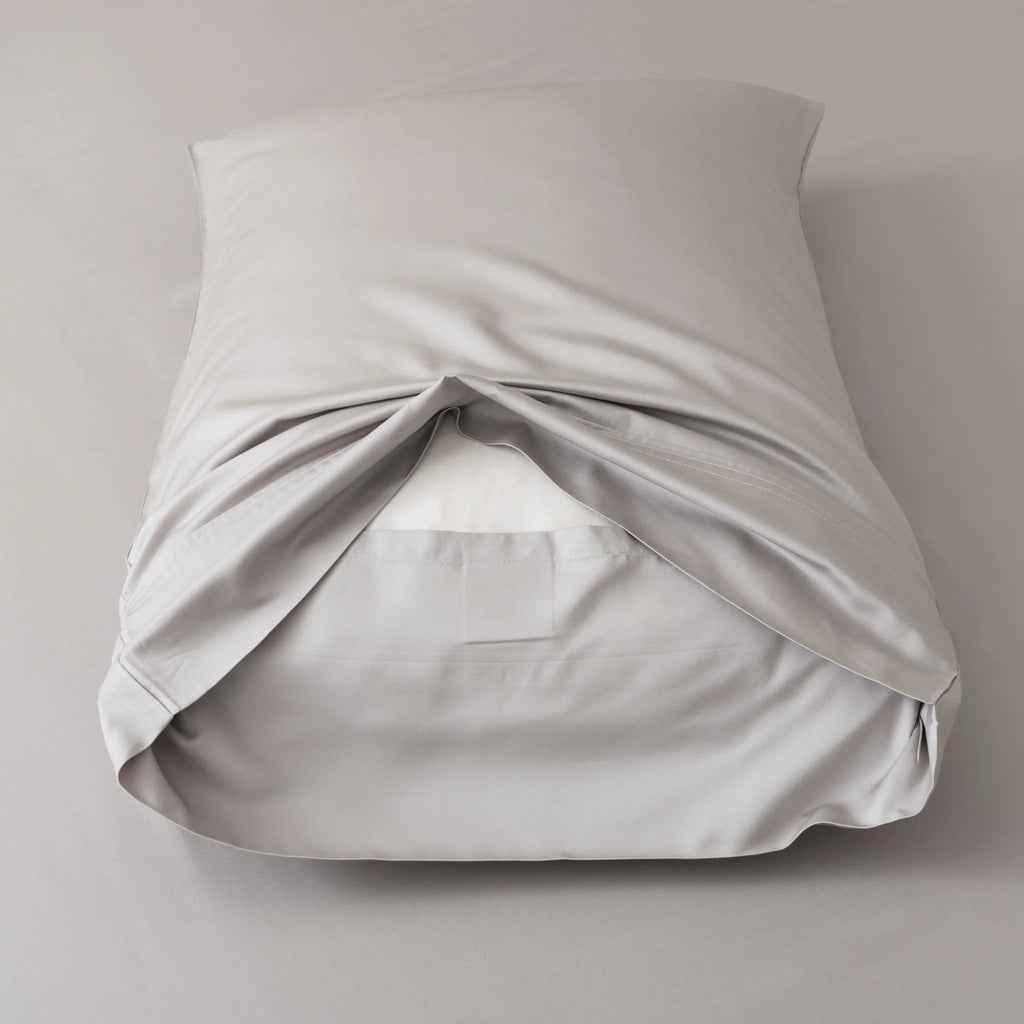 Bamboo Pillowcase Set - Silver