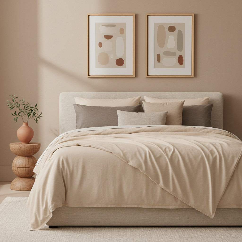 Pet Hair Repellent Bamboo Bedding Set
