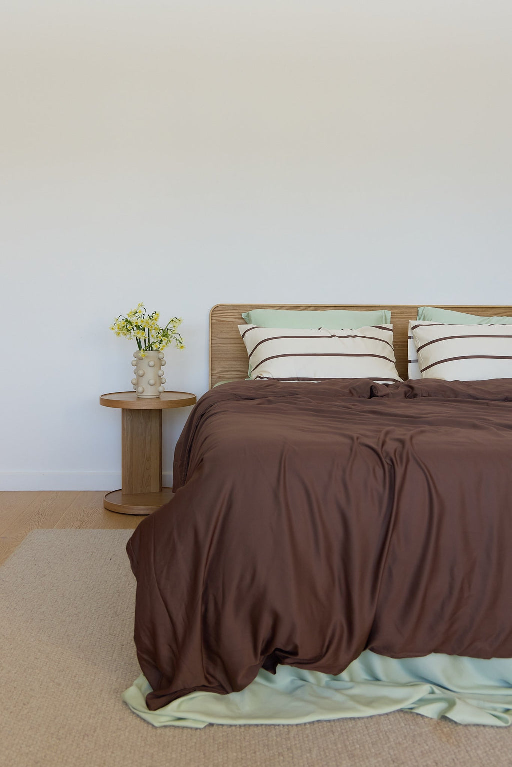 Chocolate Bamboo Quilt Cover