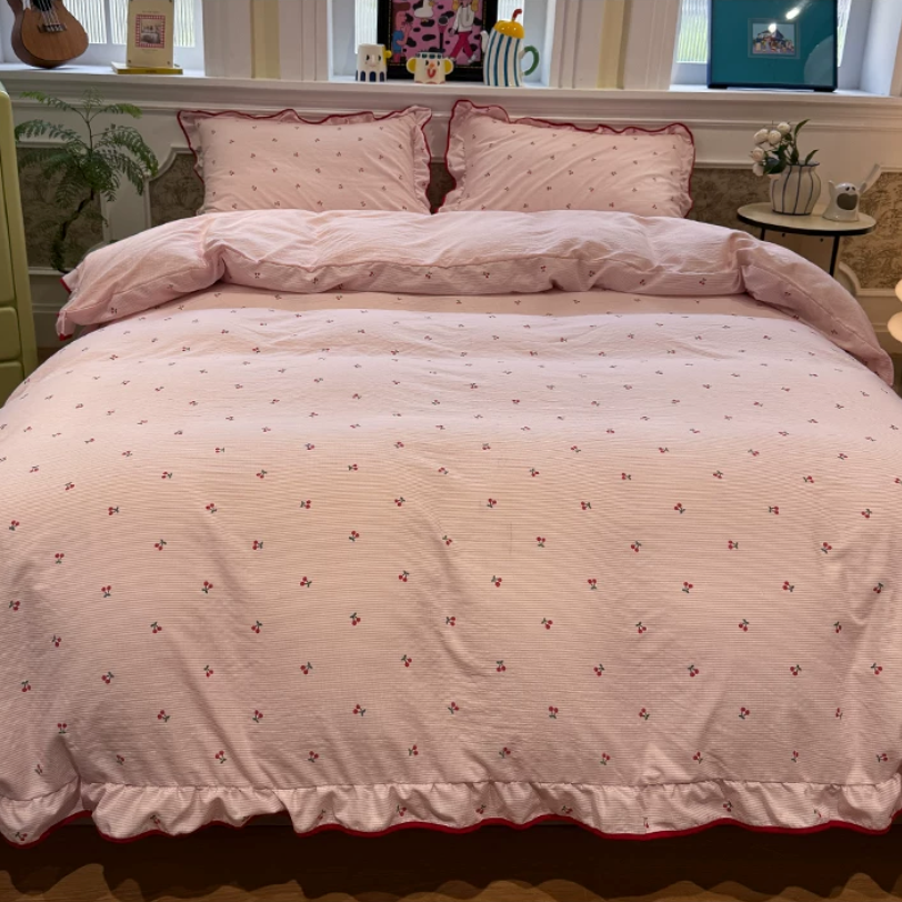 Roselle Cherry Pattern Bedding Set G89