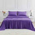 Bamboo Blend Bedsheet Set - Ultra Soft Microfiber Bedding Set (Purple)
