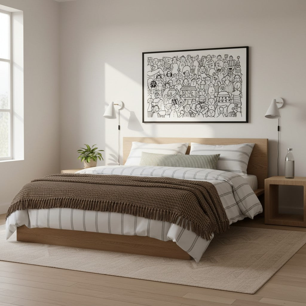 Classic Stripe Bamboo Bedding Set