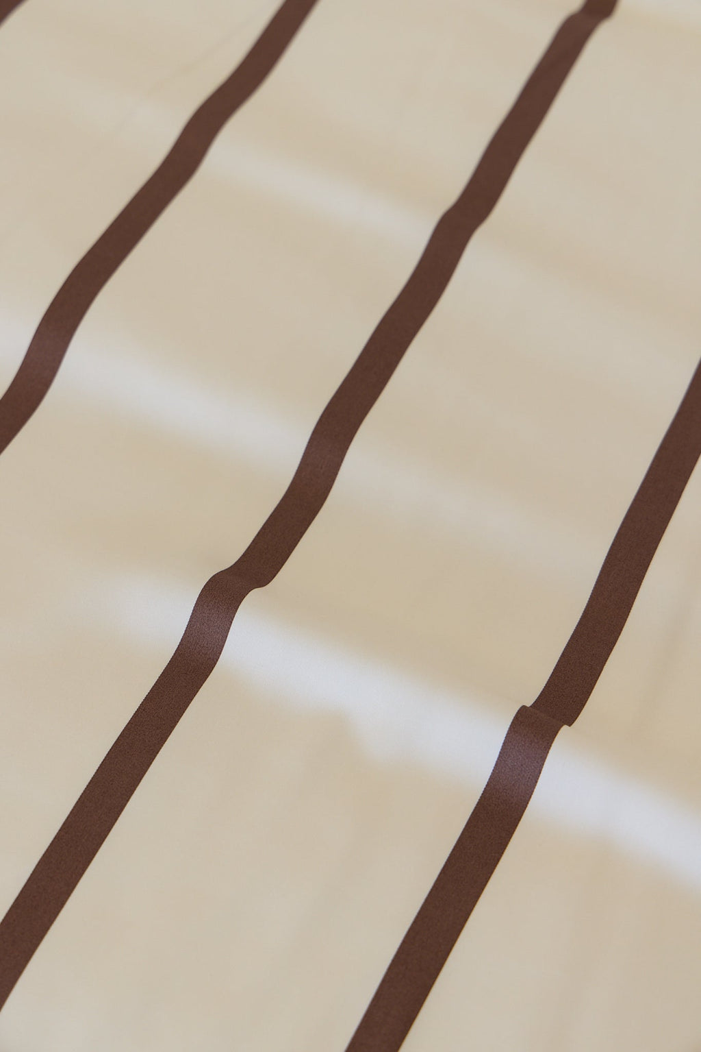 Chocolate Stripe Bamboo Quilt Cover