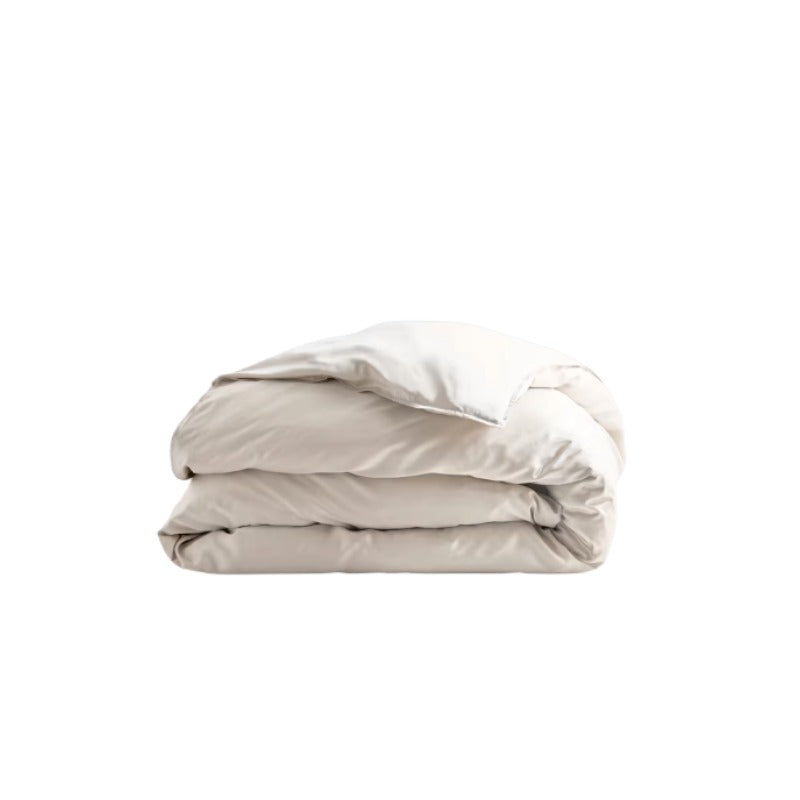 Qelune Bamboo Duvet Cover Set 鈥?Cooling Organic Bamboo Bedding in Sand