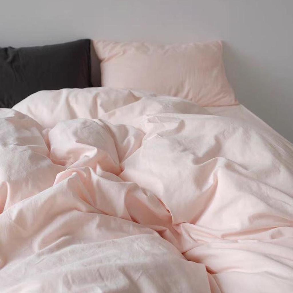 Pastel Color Duvet Cover - Soft Pink