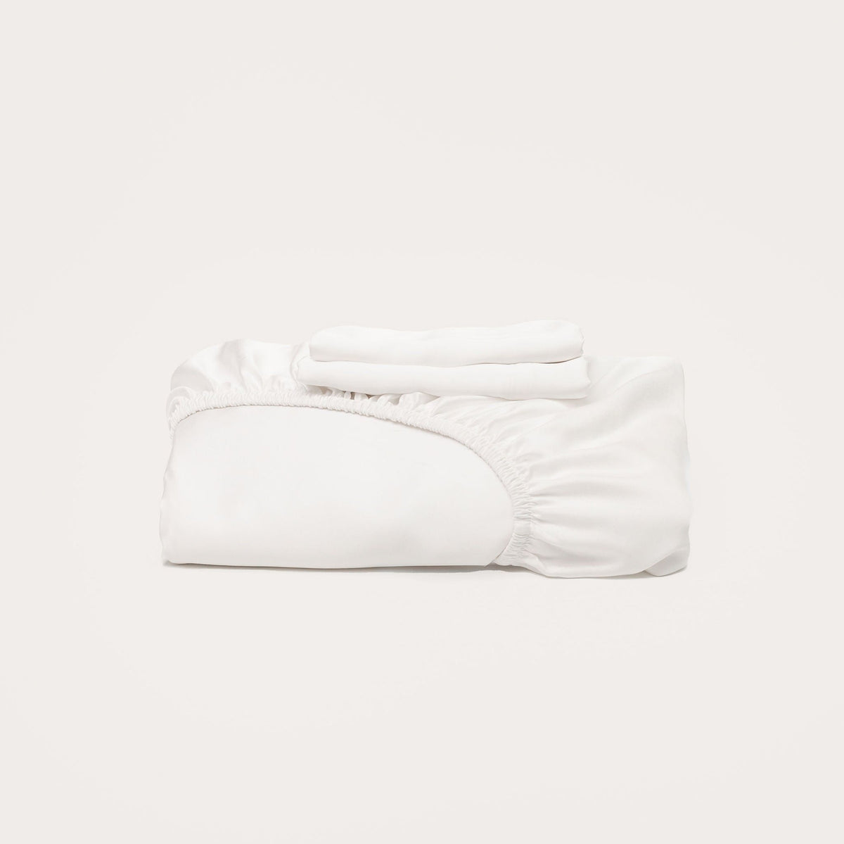White Bamboo Fitted Sheet