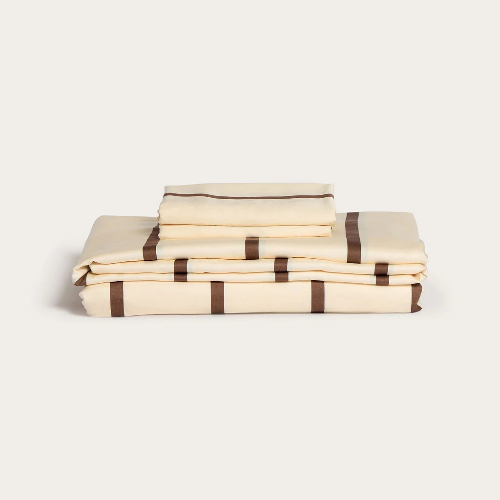 Stripe Bamboo Bedding Set