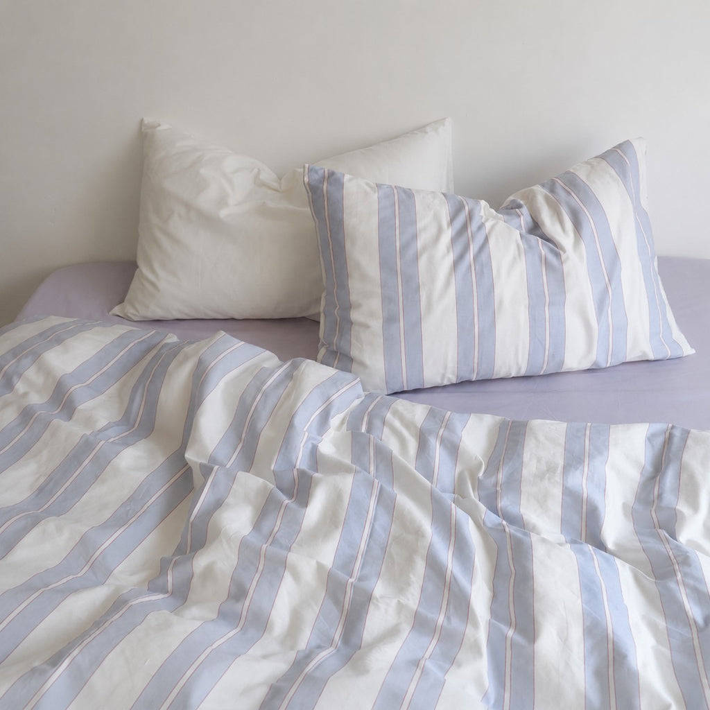 Vintora Haven Stripe Cotton 4 Piece Bedding Set G106
