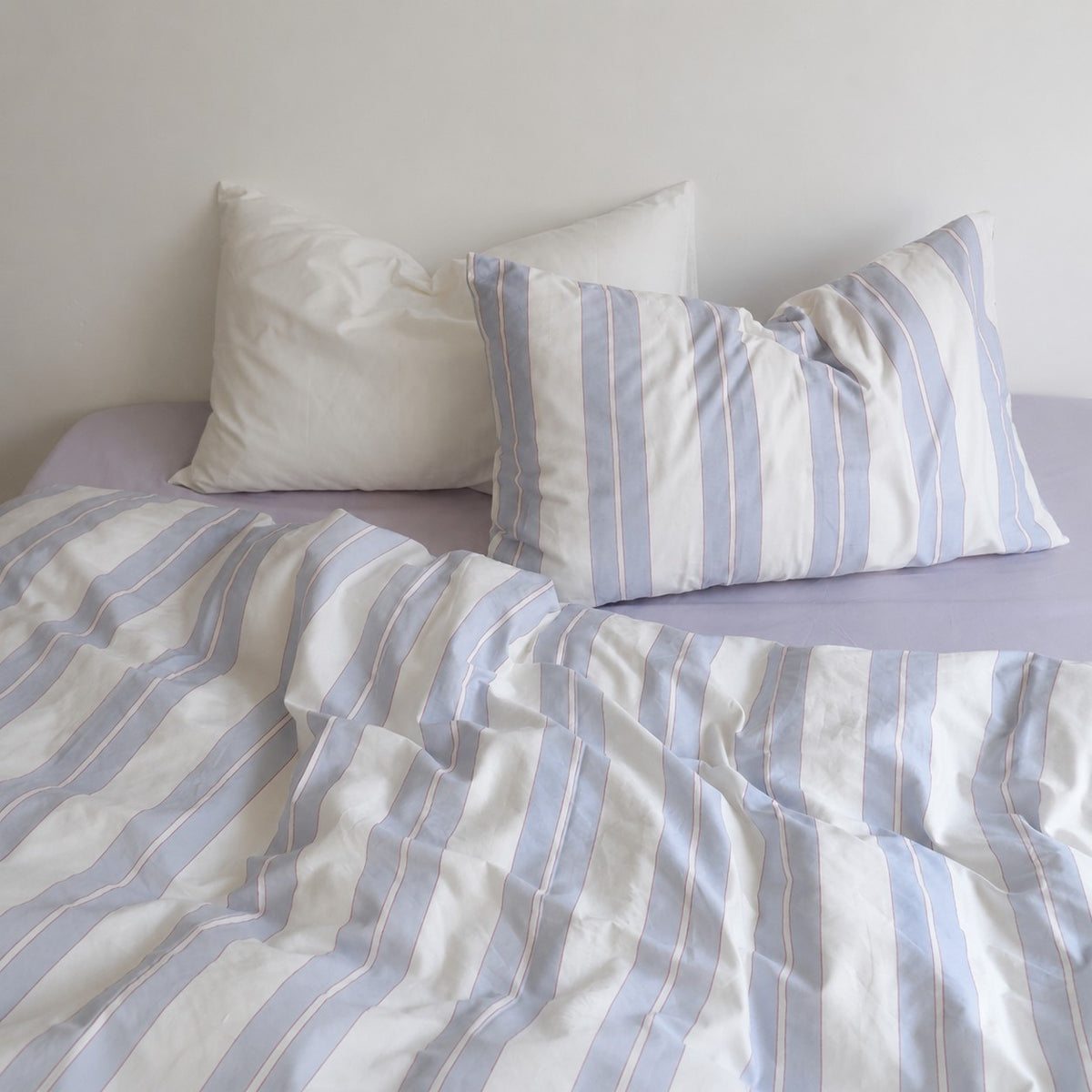 Vintora Haven Stripe Cotton 4 Piece Bedding Set G106
