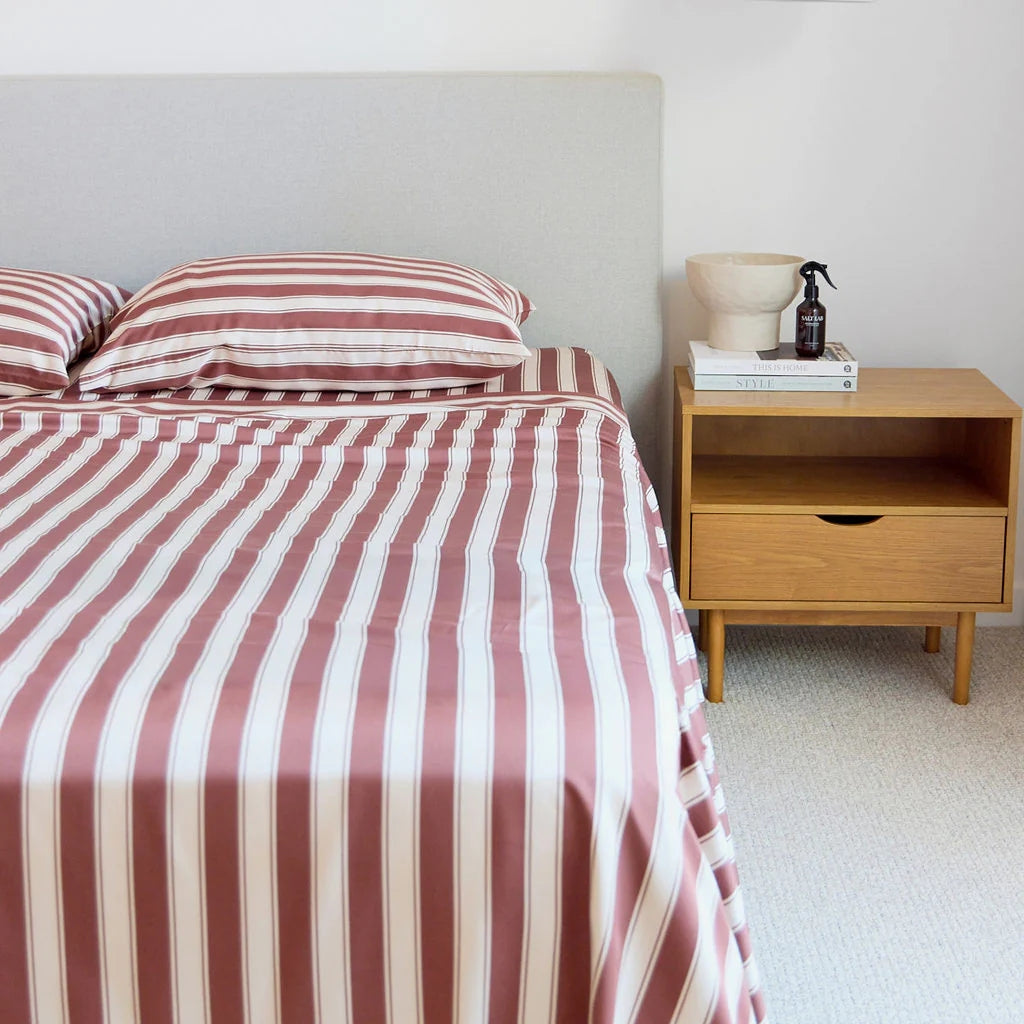 Stripe Bamboo Bedding Set