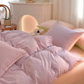 Dusty Pastel Shades Cotton Bedding Set